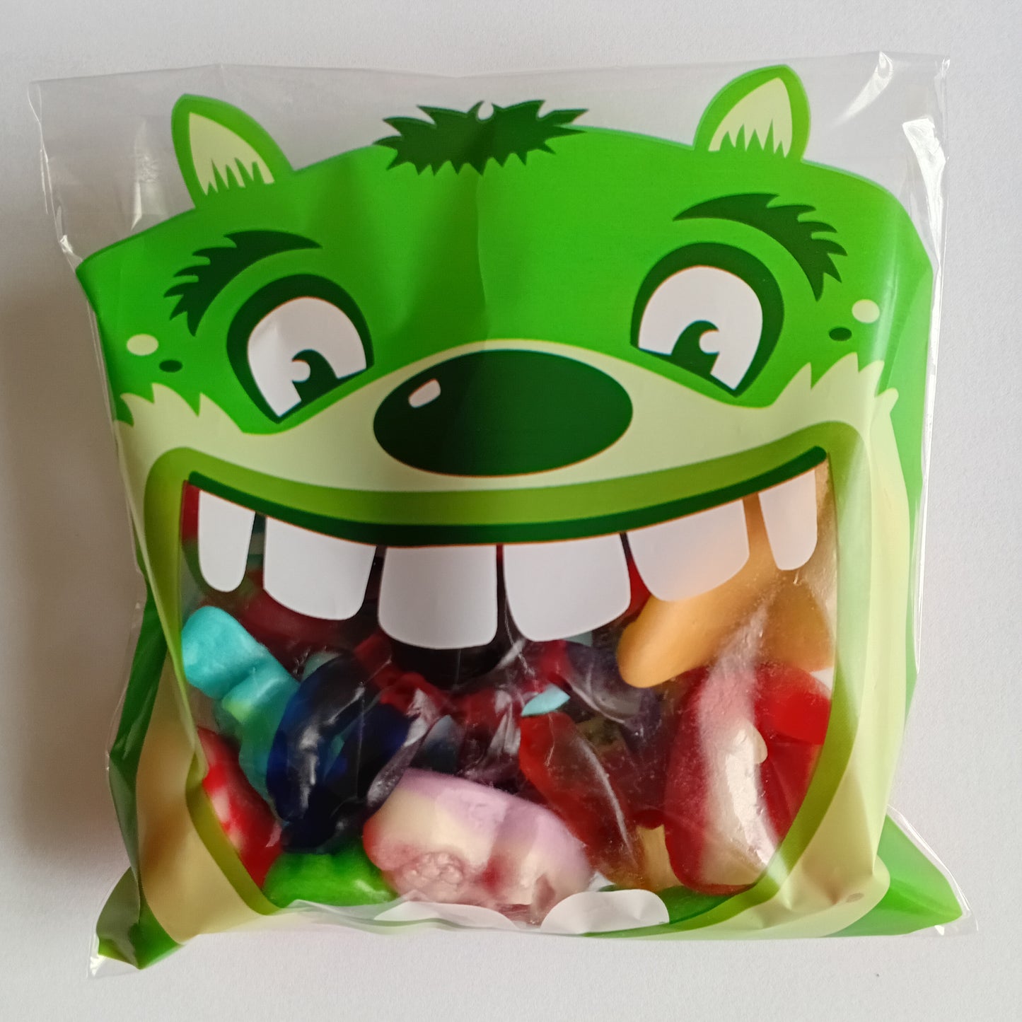Sachet De Couleur Vert Avec Mix (Bonbons Lisses) Les (150g +/-)