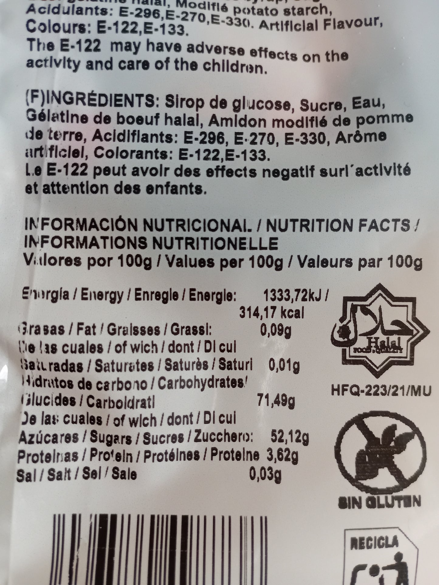 Dulceplus Anneaux sucrés goût PASSION les (100g)