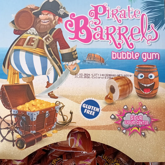 Chewing-Gum Pirate Barrels à (l'unité)